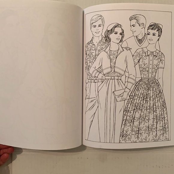 Coloring Books Adult Lot of 4 Fabulous Fashions Tropical World Sherlock Mulga's - Picture 5 of 16